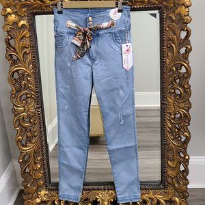 Leandru's Light Blue Jeans Women Size 16